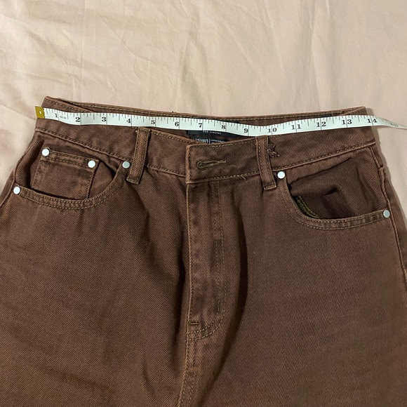 Simon’s Icone Brown Flare High Waisted Jeans - Picture 3 of 6